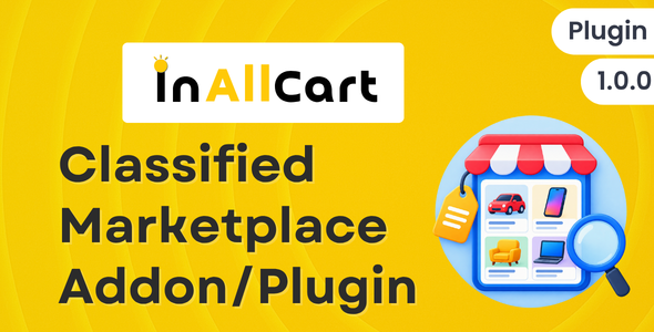 Classified Marketplace & Buy/Sell Platform Module for InAllCart Cover Image