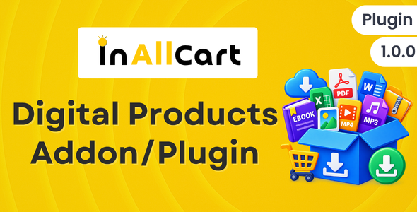 Digital Products & Downloads Marketplace Module for InAllCart Cover Image