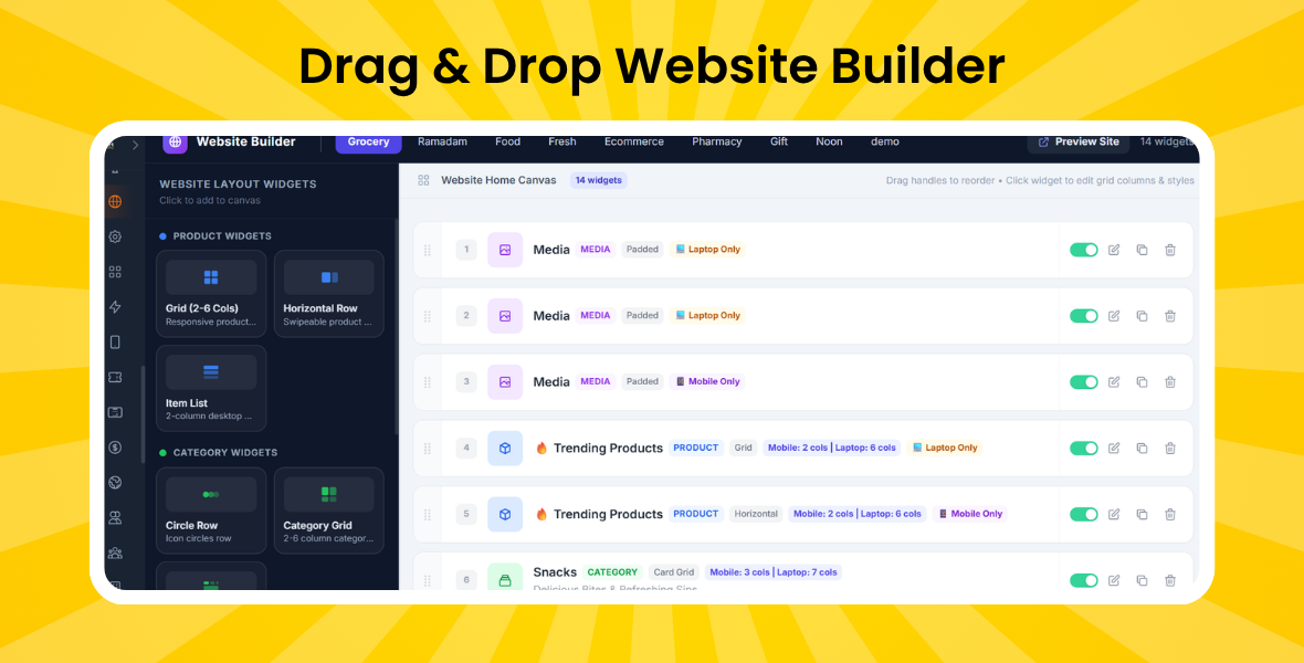 Website Builder Addon Plugin - InAllCart Screenshot 2